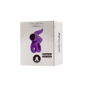 Эрекционное кольцо с подхватом мошонки и стимуляцией клитора Bullet Lastic Ring - Adrien Lastic - в Волгограде купить с доставкой