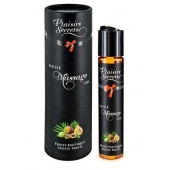 Массажное масло с ароматом экзотических фруктов Huile de Massage Gourmande Fruits Exotiques - 59 мл. - Plaisir Secret - купить с доставкой в Волгограде
