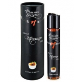 Массажное масло с ароматом крем брюле Huile de Massage Gourmande Creme Brulée - 59 мл. - Plaisir Secret - купить с доставкой в Волгограде