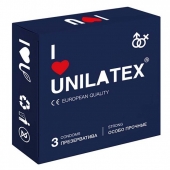 Ультрапрочные презервативы Unilatex Extra Strong - 3 шт. - Unilatex - купить с доставкой в Волгограде