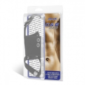 Кольцо на член и мошонку Cock Ring With 2  Ball Stretcher And Optional Weight Ring - BlueLine - в Волгограде купить с доставкой