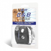 Утяжка для мошонки и пениса Cock Ring With 1  Ball Stretcher And Optional Weight Ring - BlueLine - купить с доставкой в Волгограде