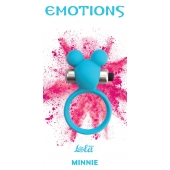 Голубое эрекционное виброколечко Emotions Minnie Breeze - Lola Games - в Волгограде купить с доставкой