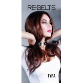 Чёрный кожаный чокер-кляп Tyra Black - Rebelts - купить с доставкой в Волгограде