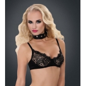 Полиуретановый ошейник с пуклями и D-кольцами Collar with Studs - Blush Novelties - купить с доставкой в Волгограде