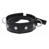 Полиуретановый ошейник с пуклями и D-кольцами Collar with Studs - Blush Novelties - купить с доставкой в Волгограде