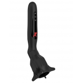 Чёрный вибростимулятор для головки члена с эффектом всасывания Vibrating Roto-Sucker - Pipedream - в Волгограде купить с доставкой