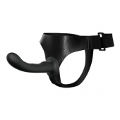 Страпон с изогнутой головкой Ultra Harness Curvy Dildo - 15,8 см. - Baile - купить с доставкой в Волгограде