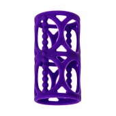 Фиолетовая насадка-сетка на член - A-toys - в Волгограде купить с доставкой