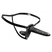 Женский страпон с вагинальной пробкой Double Penetrix Strap-on - 15 см. - Pipedream - купить с доставкой в Волгограде