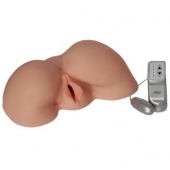 Телесная вибровагина из киберкожи с выносным пультом - LOVETOY (А-Полимер) - в Волгограде купить с доставкой