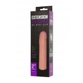 Насадка-удлинитель Extension sleeve телесного цвета - 18,5 см. - Sitabella - в Волгограде купить с доставкой
