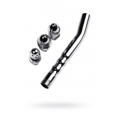 Металлический анальный душ с тремя насадками - ToyFa - купить с доставкой в Волгограде