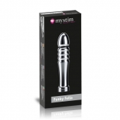 Ребристый фаллоимитатор для электростимуляции Funky Fella Rill Dildo - 13 см. - MyStim - купить с доставкой в Волгограде