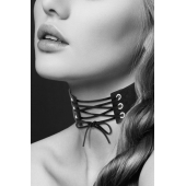 Оригинальный ошейник-чокер со шнуровкой - Bijoux Pour Toi - купить с доставкой в Волгограде