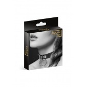 Узенький ошейник из полиуретана с кольцом - Bijoux Pour Toi - купить с доставкой в Волгограде