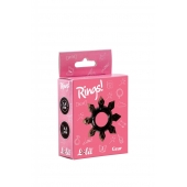 Чёрное эрекционное кольцо Rings Gear - Lola Games - в Волгограде купить с доставкой