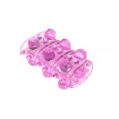 Розовая насадка на пенис Rings Armour - Lola Games - в Волгограде купить с доставкой