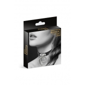Черный чокер с двумя кольцами - Bijoux Pour Toi - купить с доставкой в Волгограде