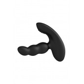 Черный силиконовый стимулятор простаты Levett Nitoc с пультом ДУ - Levett - в Волгограде купить с доставкой