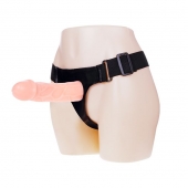 Телесный фаллоимитатор на трусиках Jessica Strap-On - 15,5 см. - Baile - купить с доставкой в Волгограде