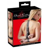 Фиксация на шею и запястья Bad Kitty Neck and Hand Restraints - Orion - купить с доставкой в Волгограде