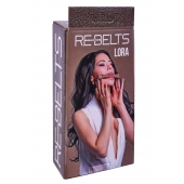 Кляп-трензель Lora с металлическими кольцами - Rebelts - купить с доставкой в Волгограде