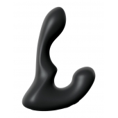Черный анальный вибростимулятор P-Spot Milker - 14 см. - Pipedream - в Волгограде купить с доставкой