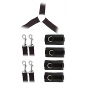 Комплект наручников и поножей LUXURIOUS BED RESTRAINT CUFF SET - Blush Novelties - купить с доставкой в Волгограде