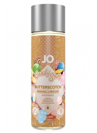 Смазка на водной основе Candy Shop Butterscotch с ароматом ирисок - 60 мл. - System JO - купить с доставкой в Волгограде
