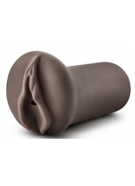 Коричневый мастубратор-вагина Nicole s Kitty - Blush Novelties - в Волгограде купить с доставкой