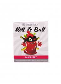 Стимулирующий презерватив-насадка Roll   Ball Raspberry - Sitabella - купить с доставкой в Волгограде