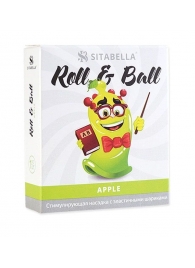 Стимулирующий презерватив-насадка Roll   Ball Apple - Sitabella - купить с доставкой в Волгограде