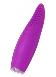 Фиолетовый клиторальный стимулятор с ресничками JOS ALICIA - 15,5 см. - JOS