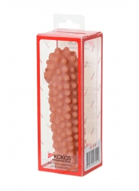 Телесная насадка на фаллос с бугорками KOKOS Extreme Sleeve 10 - 15,8 см. - KOKOS - в Волгограде купить с доставкой