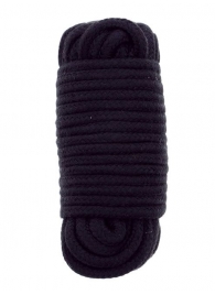 Черная веревка для связывания BONDX LOVE ROPE - 10 м. - Dream Toys - купить с доставкой в Волгограде