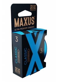 Классические презервативы в железном кейсе MAXUS Classic - 3 шт. - Maxus - купить с доставкой в Волгограде