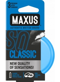 Классические презервативы в железном кейсе MAXUS Classic - 3 шт. - Maxus - купить с доставкой в Волгограде