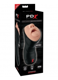 Мастурбатор-ротик Deep Throat Vibrating Stroker - Pipedream - в Волгограде купить с доставкой