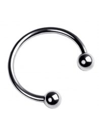 Серебристая подкова на головку пениса - ToyFa - купить с доставкой в Волгограде