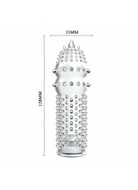 Закрытая прозрачная насадка Crystal sleeve - 14,2 см. - Erowoman-Eroman - в Волгограде купить с доставкой