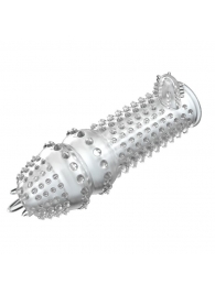 Закрытая прозрачная насадка Crystal sleeve - 14,2 см. - Erowoman-Eroman - в Волгограде купить с доставкой