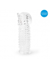 Закрытая прозрачная насадка на пенис Crystal Sleeve Faraon - 13,5 см. - Erowoman-Eroman - в Волгограде купить с доставкой