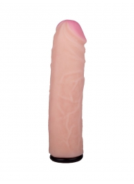 Черный пояс-трусики с насадкой  Гламур Dana  - 15,5 см. - LOVETOY (А-Полимер) - купить с доставкой в Волгограде
