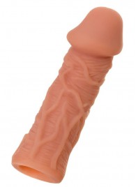 Телесная реалистичная насадка KOKOS Extreme Sleeve 05 с дополнительной стимуляцией - 12,7 см. - KOKOS - в Волгограде купить с доставкой