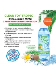 Очищающий спрей для игрушек CLEAR TOY Tropic - 100 мл. - Биоритм - купить с доставкой в Волгограде