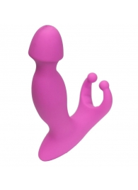 Розовый стимулятор простаты с усиками - 15 см. - 4sexdreaM - в Волгограде купить с доставкой