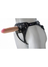 Универсальный мягкий пояс с насадкой Hard brutal BDSM-КОНСУЛ - 17 см. - LOVETOY (А-Полимер) - купить с доставкой в Волгограде