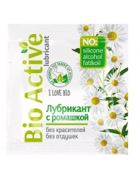 Пробник лубриканта на водной основе Bio Active - 3 гр. - Биоритм - купить с доставкой в Волгограде