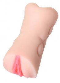 Телесный двусторонний мастурбатор Rich Fruit - вагина и анус - ToyFa - в Волгограде купить с доставкой